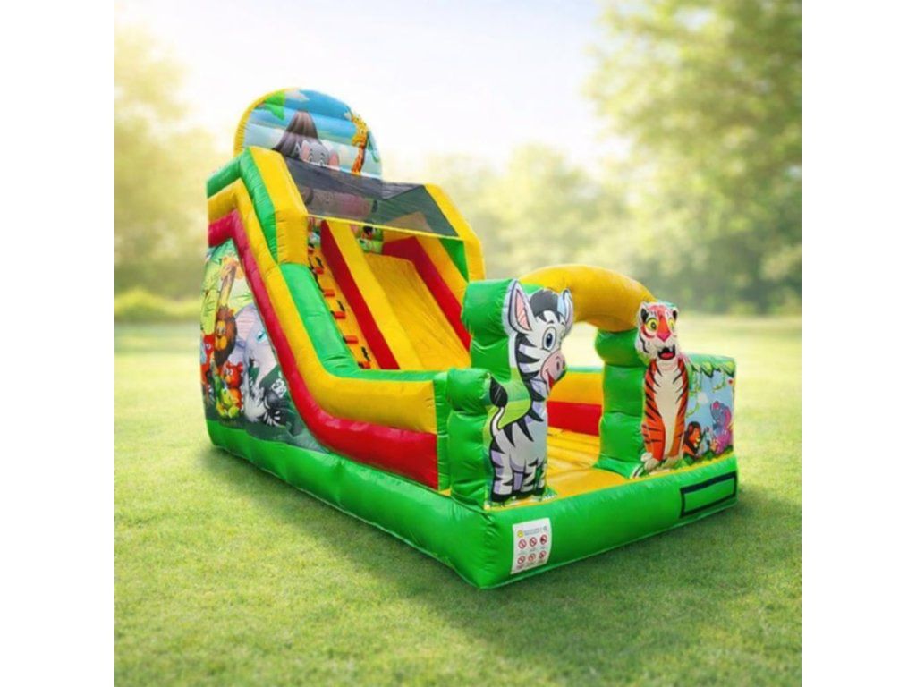 Hüpfburg ZOO mit Rutsche 6 × 3 × 6 m