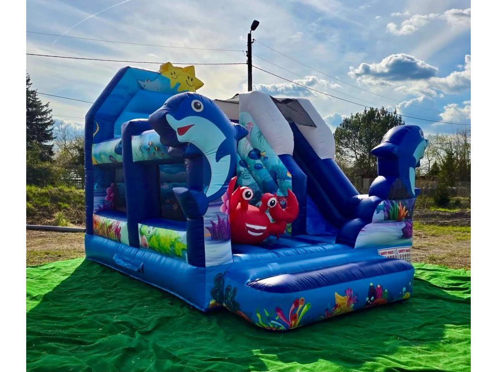 Aufblasbarer Spielplatz Wasserwelt 5 × 4 × 4 m