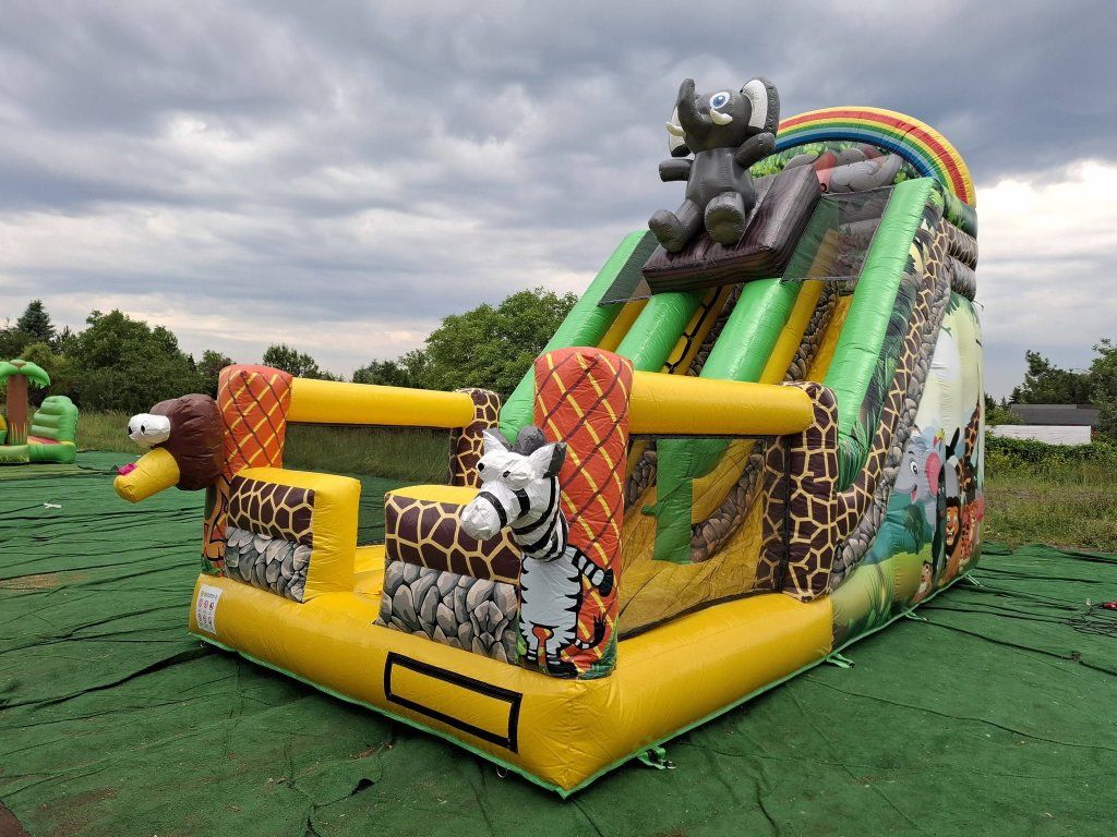 Hüpfburg mit Rutsche Elefant 7 × 4 × 6 m