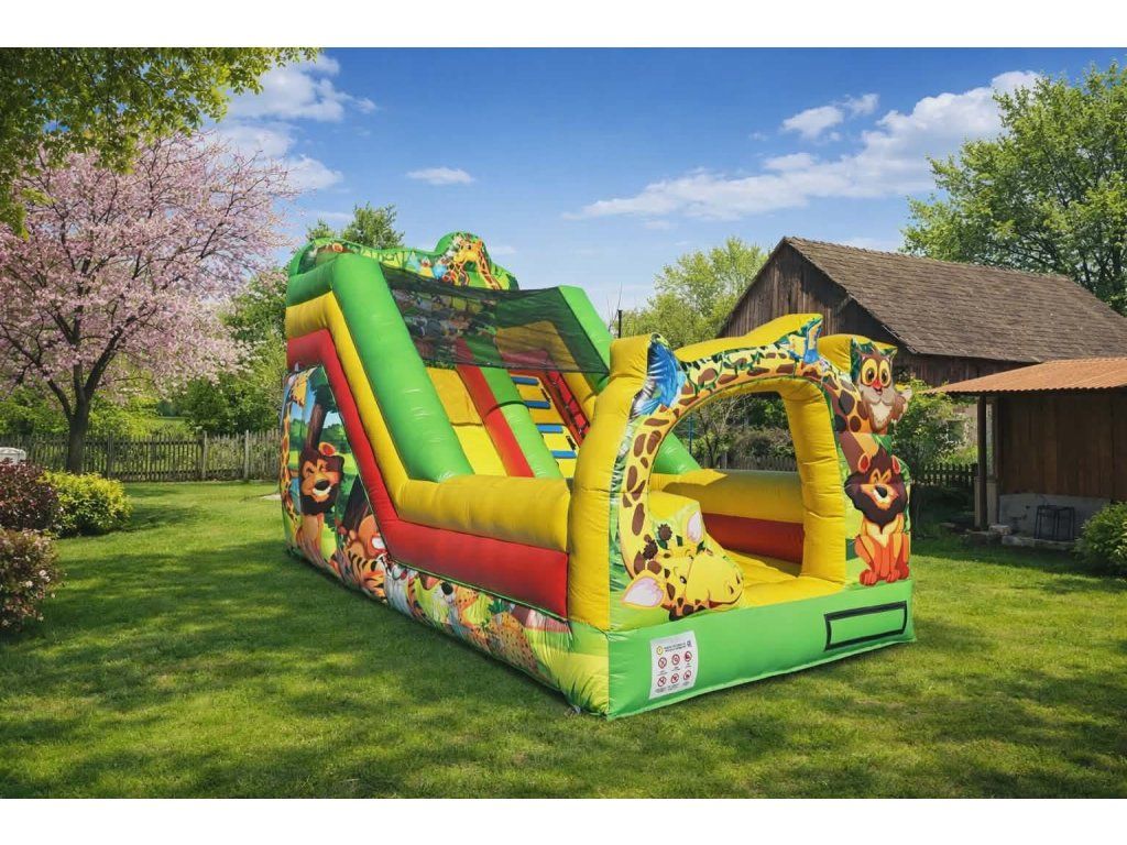 Hüpfburg Dschungel 6 × 3 × 5,5 m – gebraucht