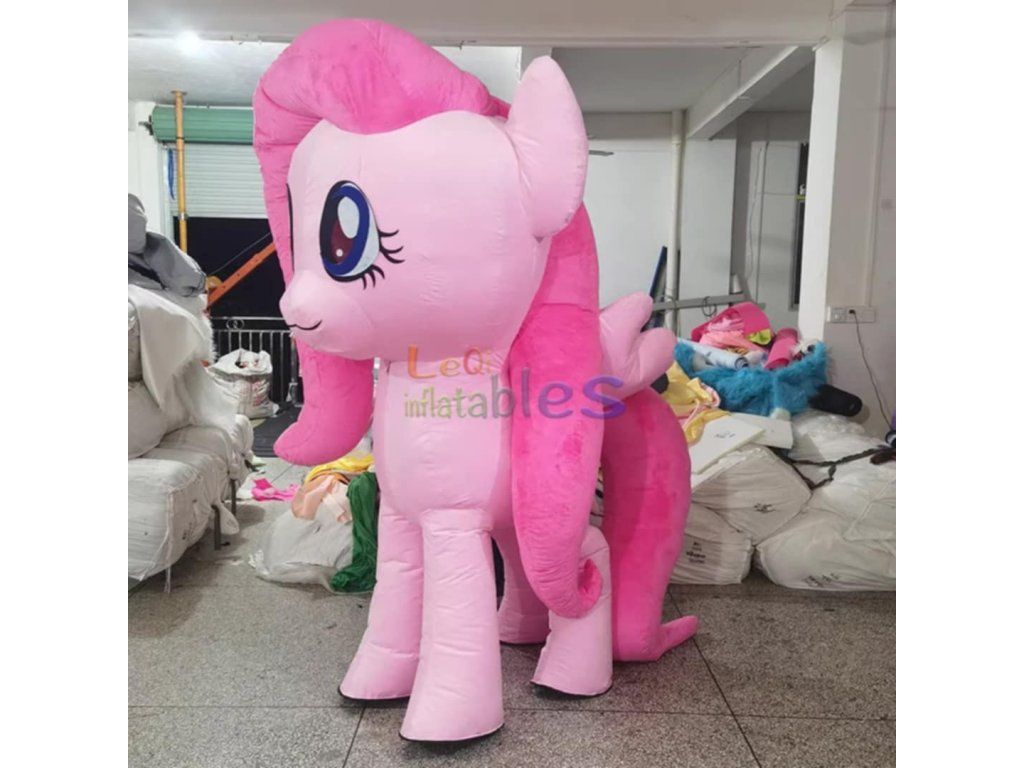Aufblasbares Maskottchen Pinkie Pie 2,6 m