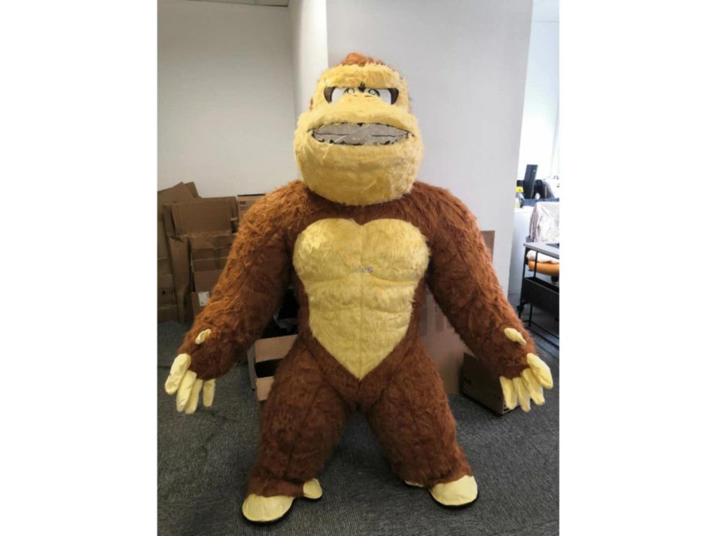 Aufblasbares Maskottchen Donkey Kong 2,6 m
