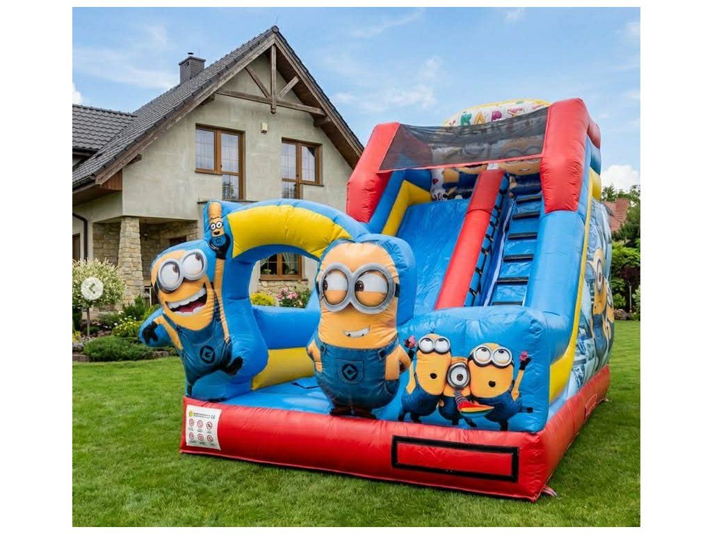 Hüpfburg Minion Party 6 × 3 × 6 m